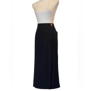 Anthony Mark Hankins faux wrap-around midi skirt. Elegant and Versatile! 24W